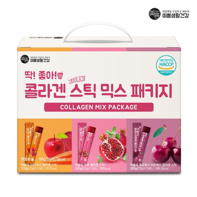 딱좋아 콜라겐 젤리스틱 믹스패키지