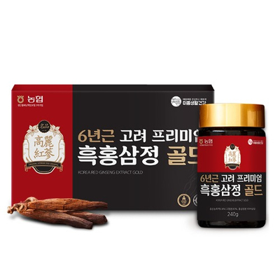 6년근 고려 프리미엄 흑홍삼정 골드