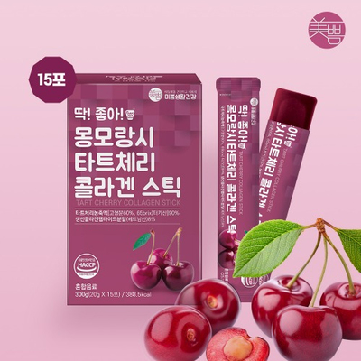 딱좋아 타트체리 콜라겐 젤리스틱 15포