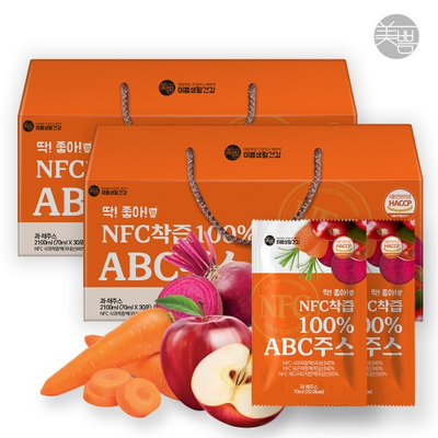 딱좋아 NFC 착즙 100% ABC 주스
