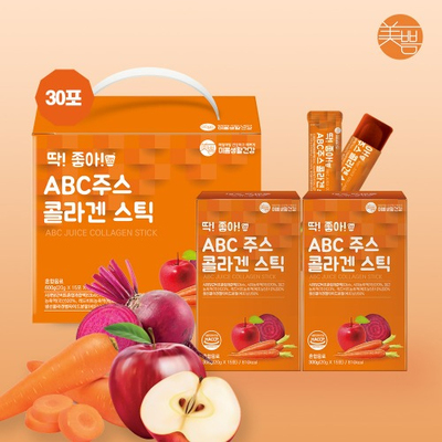딱좋아 ABC주스 콜라겐 젤리스틱 30포