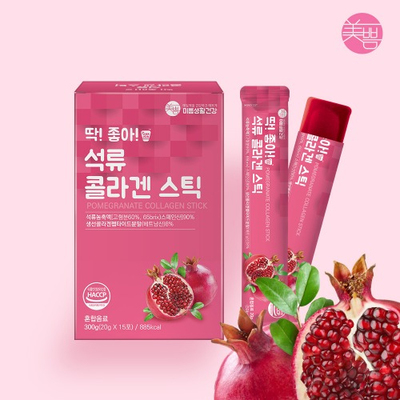 딱좋아 석류 콜라겐 젤리스틱 15포